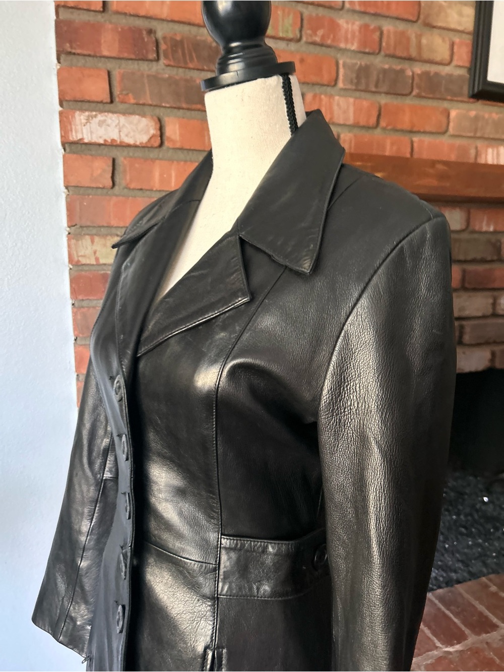VTG Michael Hoban North Beach Leather Women’s Leather Jacket in Black Sz 6 - Picture 5 of 9
